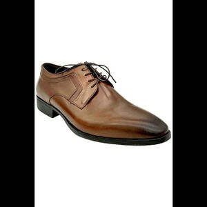 Section X Men's Xavier Cap Toe Oxford Dress Shoe Tan - Medium